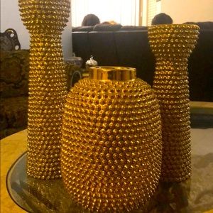 Candle Pedestal and vase